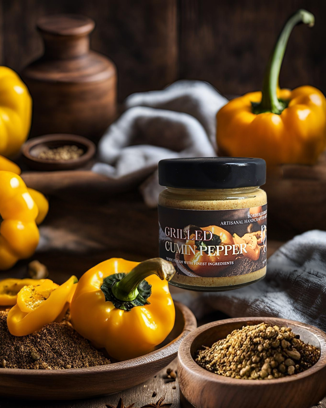 Grilled Cumin Pepper Butter