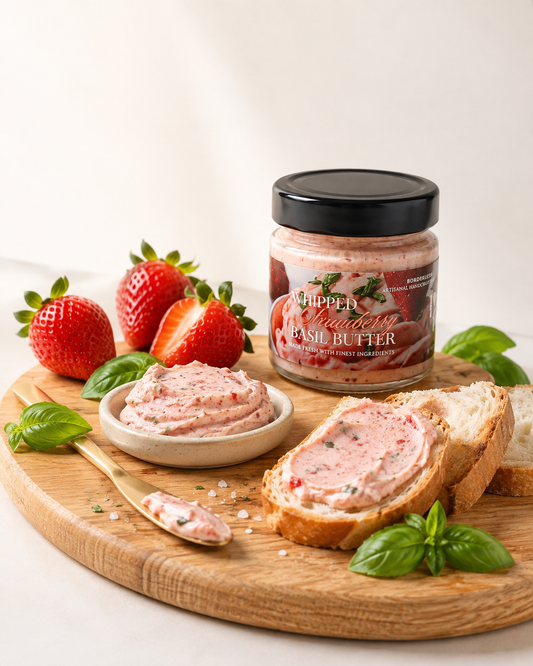 Whipped Strawberry Basil Butter