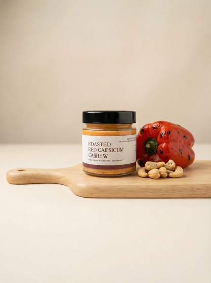 Roasted Red Capsicum with Cashew Butter